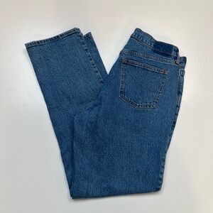 NWOT Abercrombie & Fitch Curve Love 90’s Straight Mid Rise Jeans
